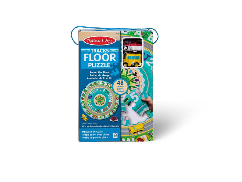 Melissa & Doug Puzzle - Round the Shore Tracks 48 pcs Boden