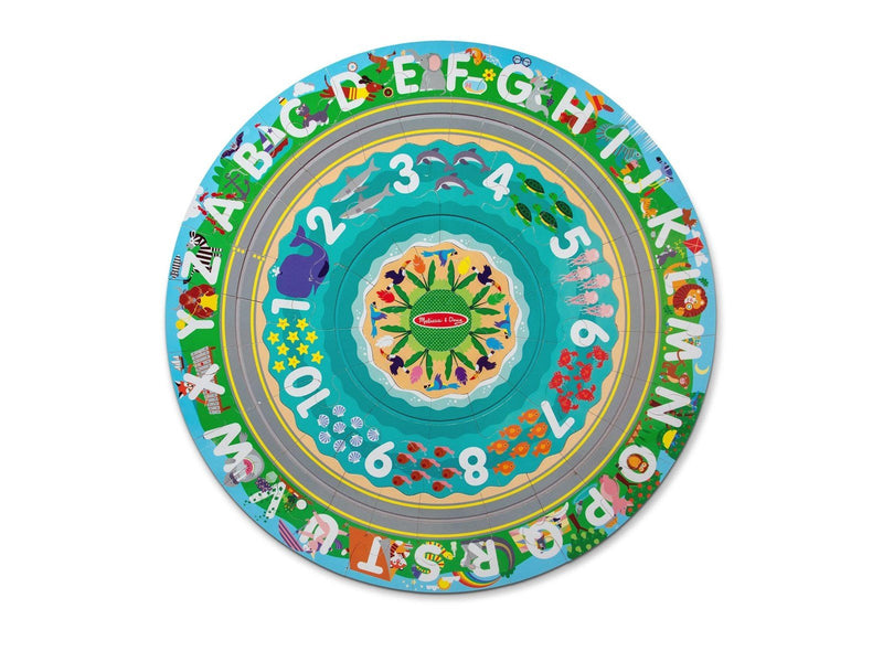 Melissa & Doug Puzzle - Round the Shore Tracks 48 pcs Boden