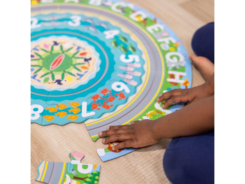 Melissa & Doug Puzzle - Round the Shore Tracks 48 pcs Boden
