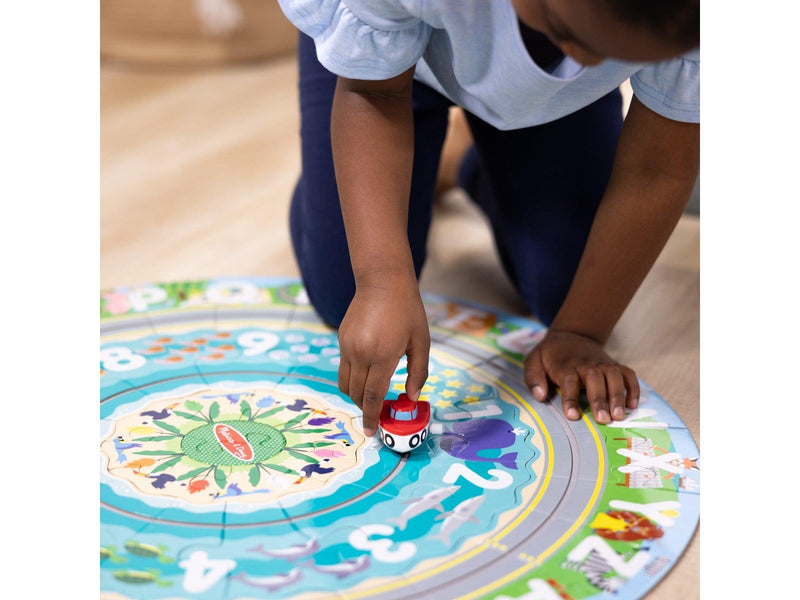 Melissa & Doug Puzzle - Round the Shore Tracks 48 pcs Boden