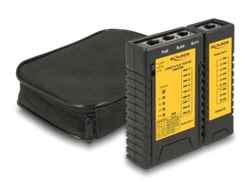 DeLOCK Cable Tester RJ45 / RJ12 / PoE