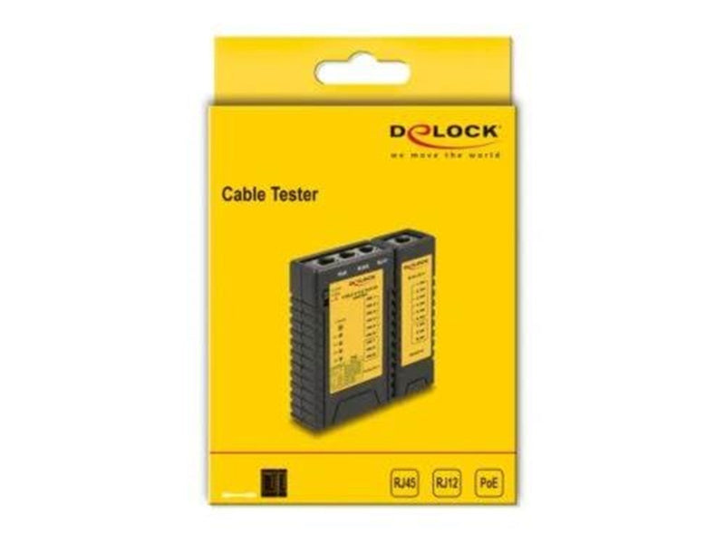 DeLOCK Cable Tester RJ45 / RJ12 / PoE