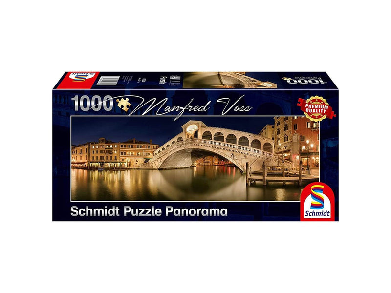 Schmidt Puzzle - Manfred Voss - Panorama: Rialto Bridge (1000 pieces) Boden