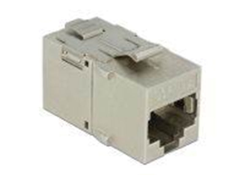 DeLOCK Keystone Module RJ45 jack  RJ45 jack Cat.6A Metal