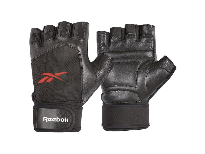 Reebok Lifting Gloves - Black Red/L
