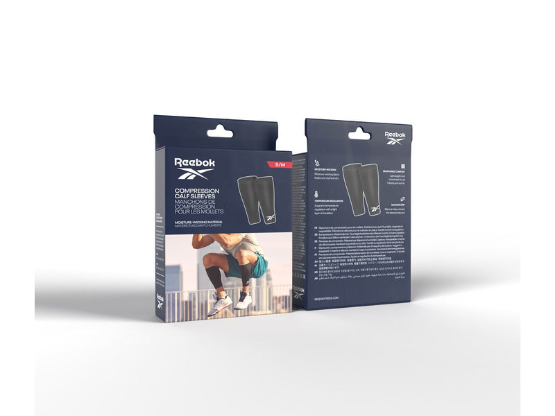 Reebok Compression Calf Sleeves - Black - S/M