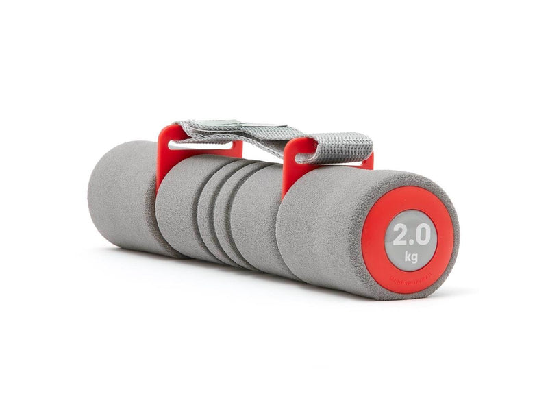 Reebok Softgrip Dumbbells - 2.0Kg Red & Grey
