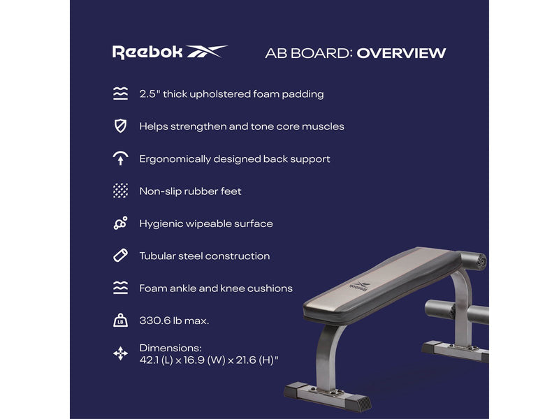 Reebok Ab Board Training bench