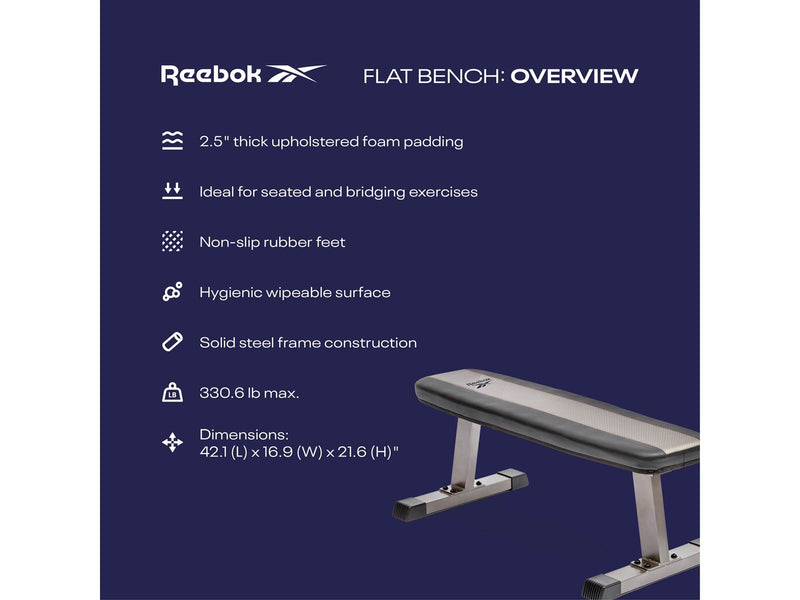 Reebok Flat Bench Training bench
