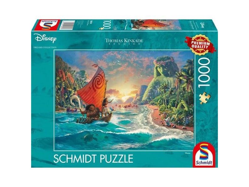 Schmidt Puzzle - Thomas Kinkade: Disney Vaiana Moana (1000 Pieces) Boden