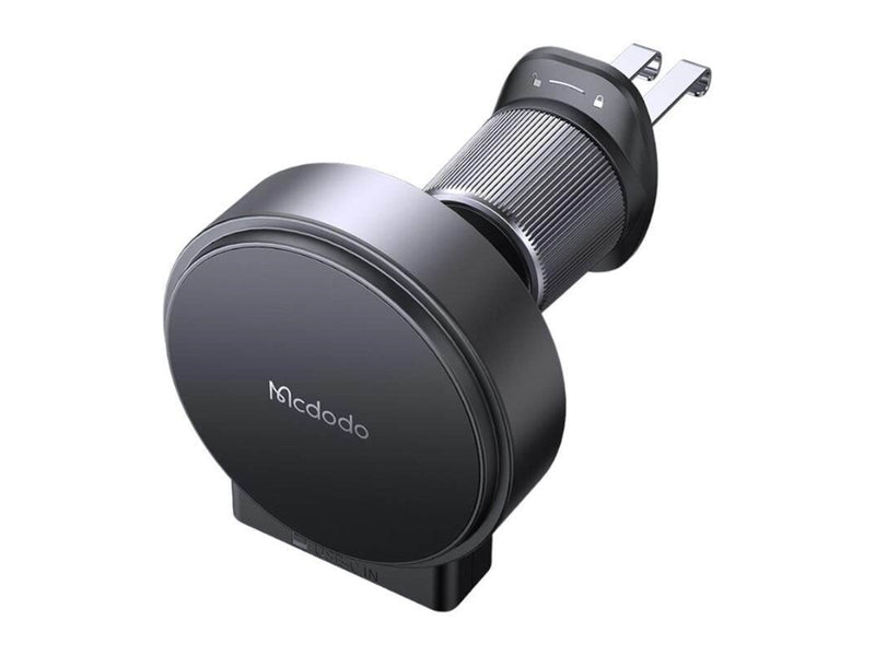 Mcdodo CH-3000 wireless car charger with retractable USB-C cable 15W (black)
