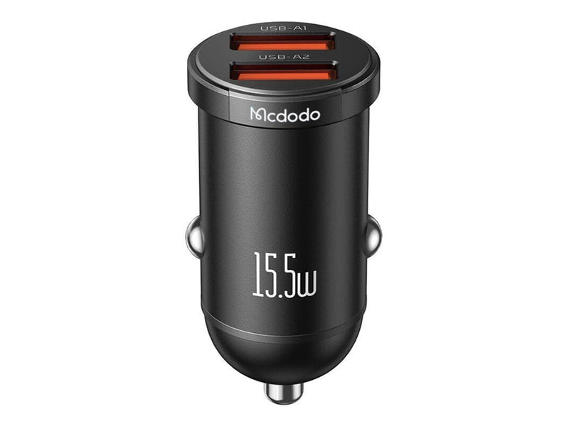 Mcdodo CC-2950 car charger 2x USB 15.5W (black)
