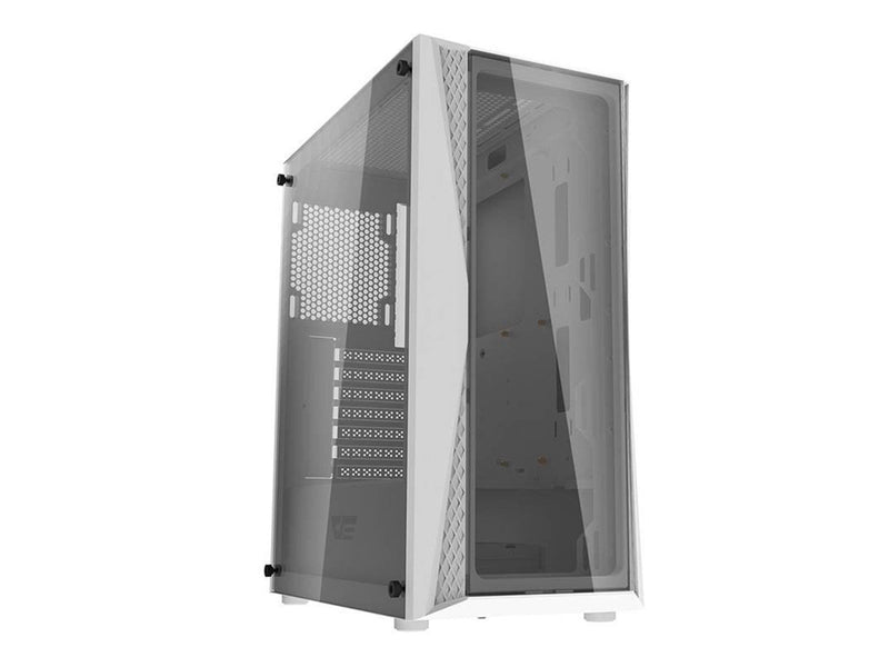 Darkflash DK352 Plus computer case + 4 fans (black and white) - Gehäuse