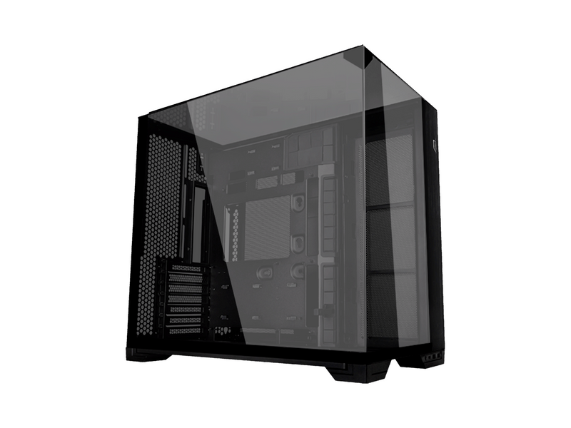 Lian Li O11 Vision Compact Black - Gehäuse - Miditower - Schwarz