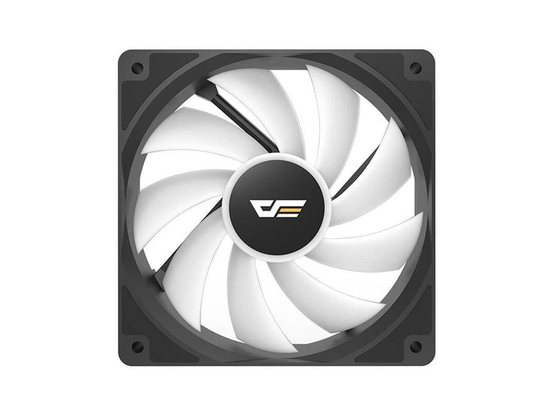 Darkflash Computer Fan CL12 LED (120x120) - Gehäuselüfter - 120mm - Schwarz - 26 dBA