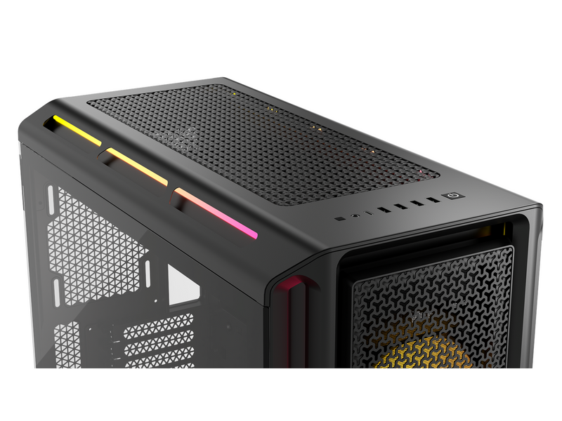 Corsair iCUE LINK 5000T LX RGB Black - Gehäuse - Miditower - Schwarz