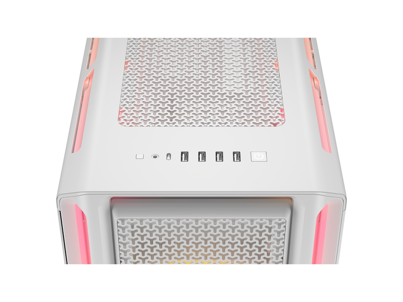 Corsair iCUE LINK 5000T LX RGB White - Gehäuse - Miditower - Weiß