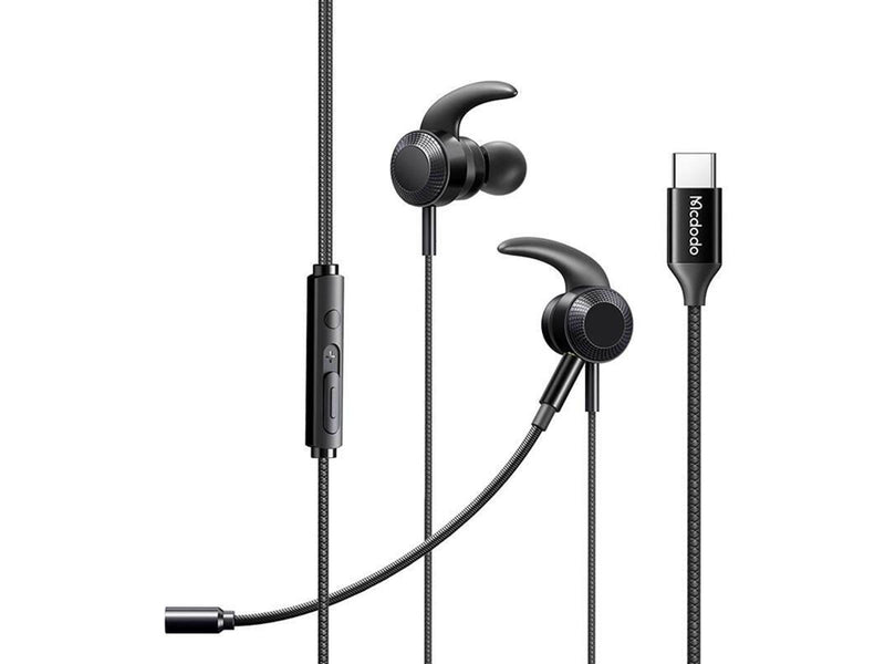Mcdodo HP-1340 gaming headphones with microphone USB-C (black)