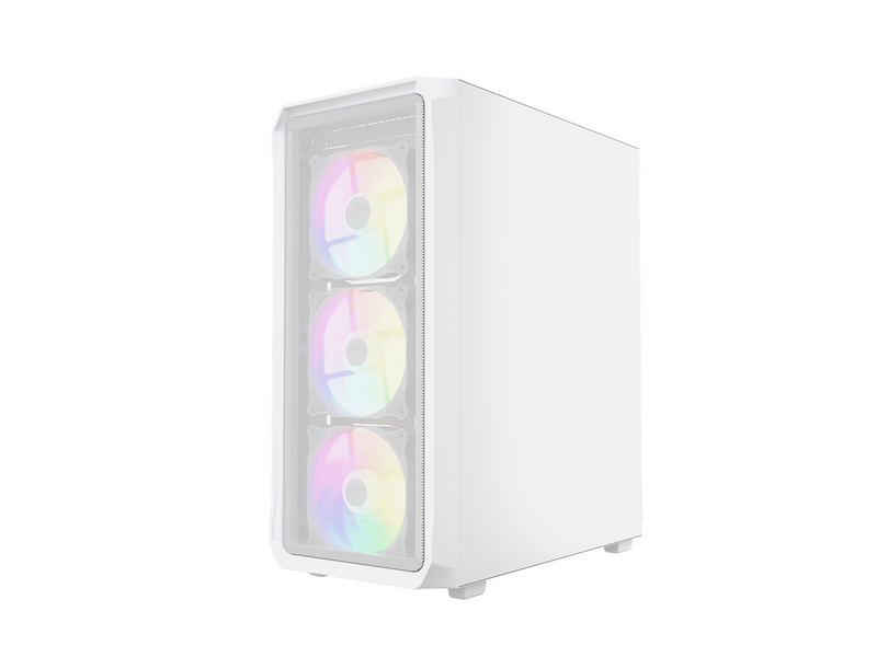DUTZO C321 Mesh TG ARGB - Gehäuse - Miditower - Weiß