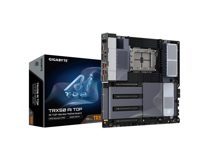 GIGABYTE TRX50 AI TOP Mainboard - AMD TRX50 - AMD sTR5 socket - DDR5 RAM - Extended ATX