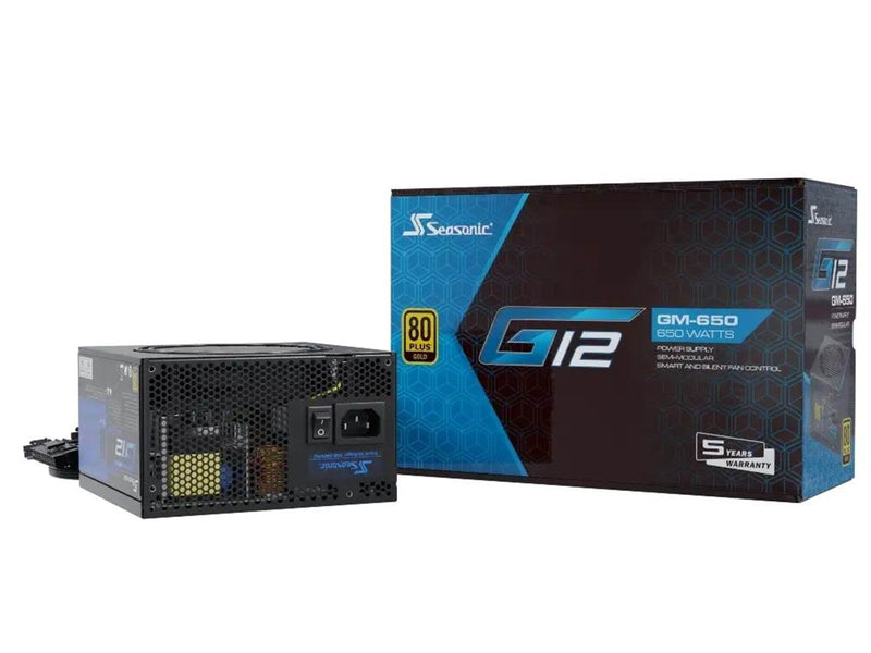Seasonic G12 GM-650 Netzteile - 650 Watt - 120 mm - ATX - 80 Plus Gold zertifiziert