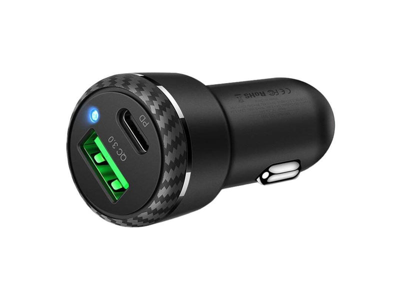 Mcdodo CC-5970 car charger USB + USB-C 38W (black)