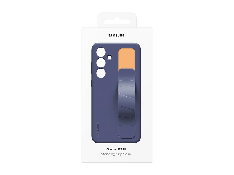 Samsung Galaxy S24 FE Standing Grip Case - Blue black