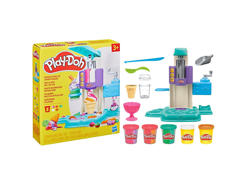 Play-Doh Rainbow Swirl Ice Cream Playset