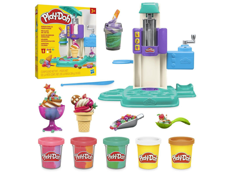 Play-Doh Rainbow Swirl Ice Cream Playset