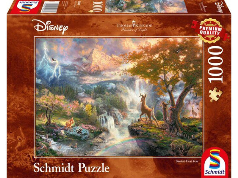 Schmidt Puzzle - Thomas Kinkade: Disney - Bambi (1000)