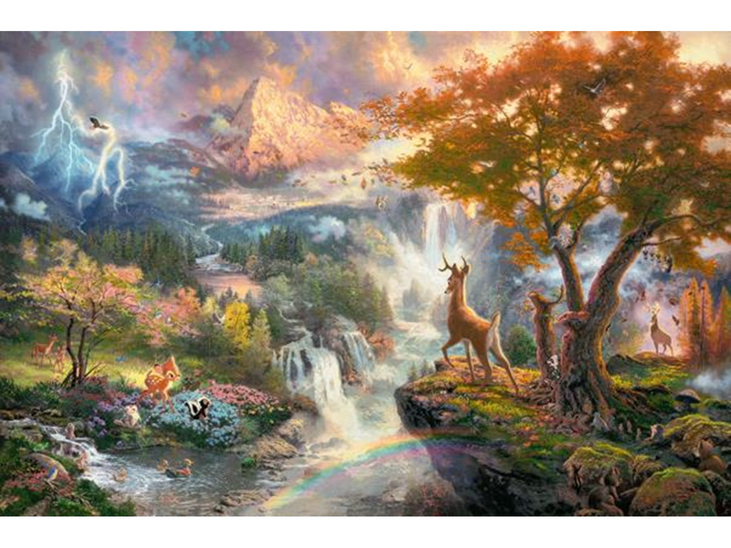 Schmidt Puzzle - Thomas Kinkade: Disney - Bambi (1000)