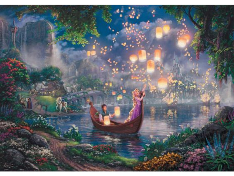 Schmidt Puzzle Thomas Kinkade: Disney Rapunzel - Tangled (1000)