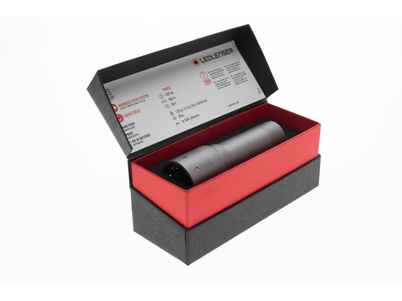 Ledlenser P6S flashlight, 220 lumen, Gift Box, Silver