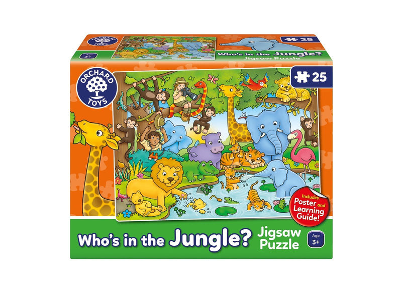 Orchard ORCHARD Who's In The Jungle - Puzzle 25 pcs Boden
