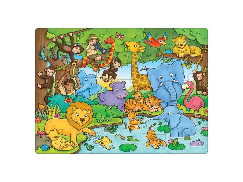 Orchard ORCHARD Who's In The Jungle - Puzzle 25 pcs Boden
