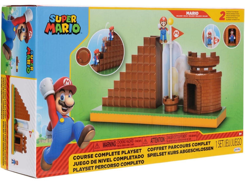 Super Mario 6 cm Course Complete Playset with 6 cm Mario Figure