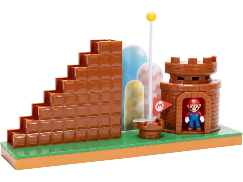 Super Mario 6 cm Course Complete Playset with 6 cm Mario Figure