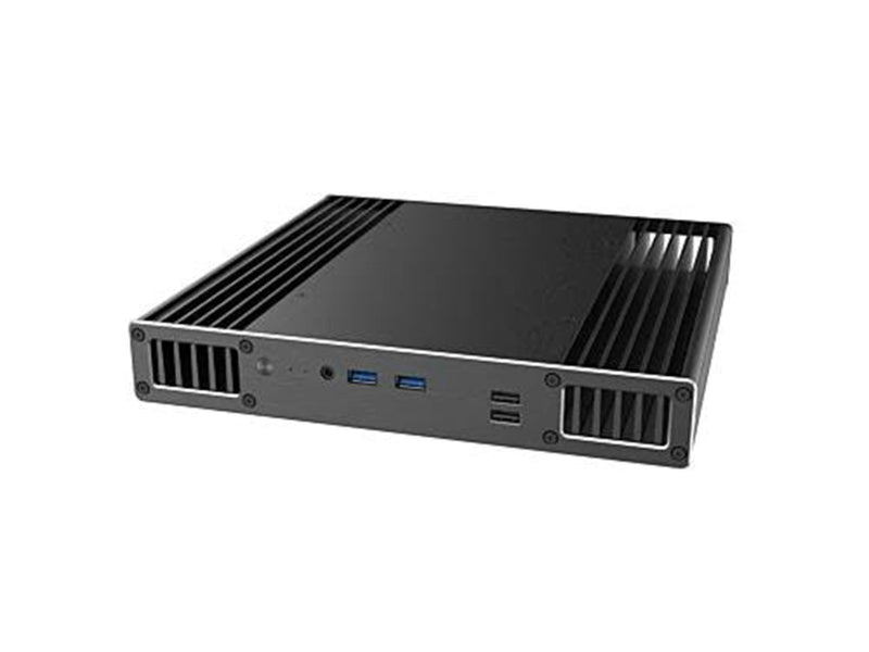 Akasa Plato WS Slim Fanless Case Intel® NUC - Gehäuse - UCFF (NUC) - Schwarz