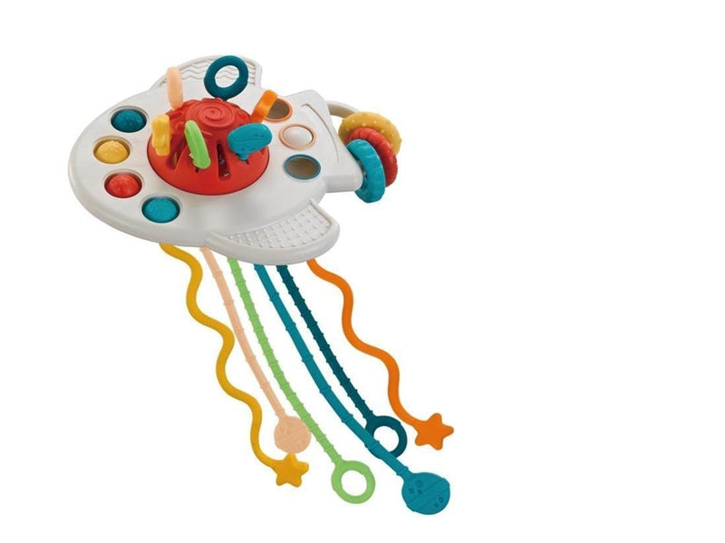 Happy Baby Pull String Activity Toy with strings