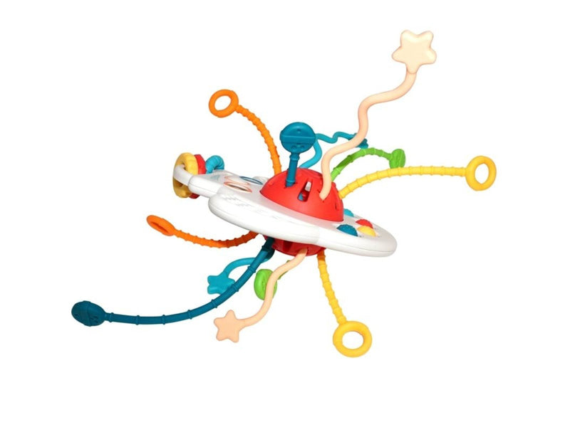 Happy Baby Pull String Activity Toy with strings