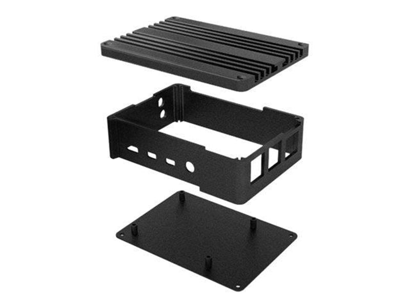 Akasa Pi-4 - Case - Black - Gehäuse - Schwarz