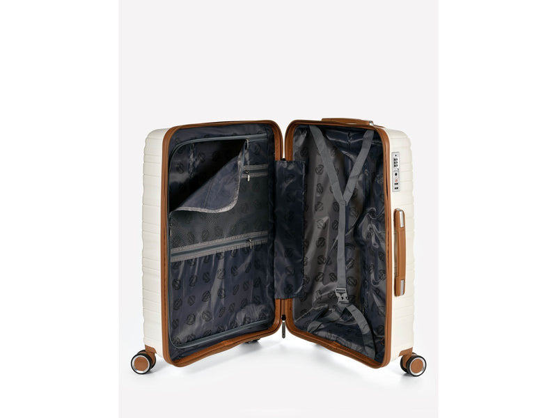RW Travel Travel Alfrida Collection 3-set Suitcase White