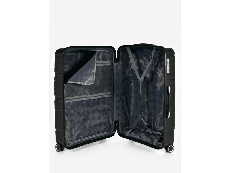 RW Travel Travel Alfrida Collection 3-set Suitcase Black