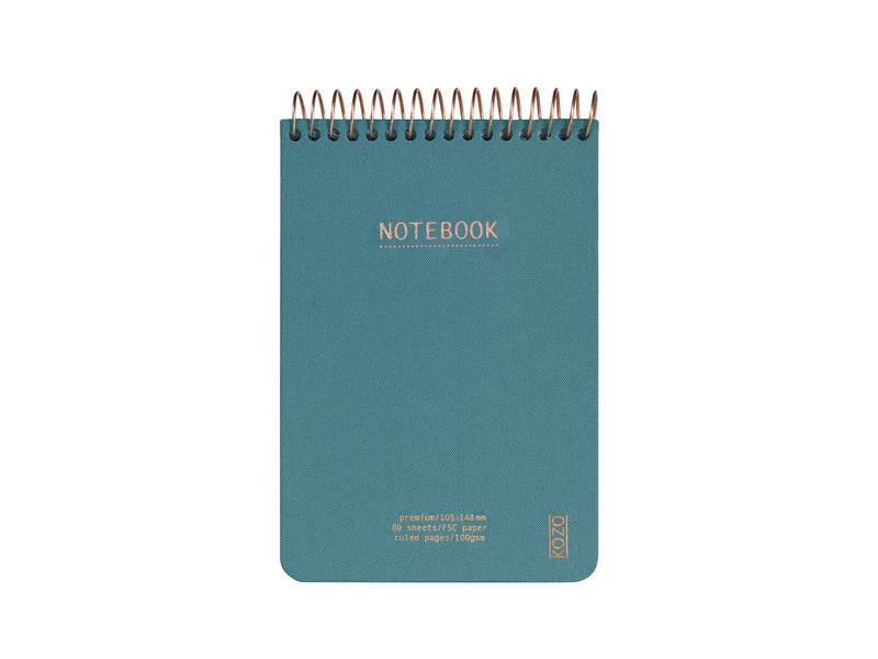 KOZO Notebook A6 Premium Steel Blue
