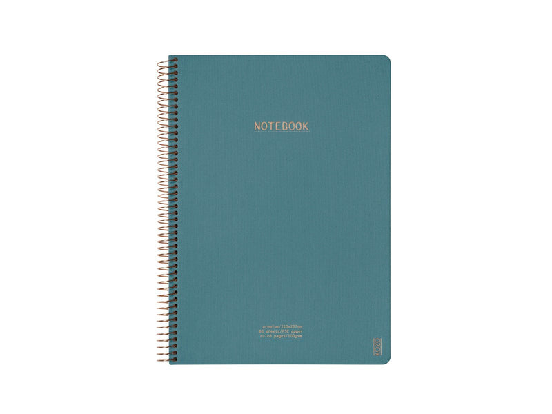 KOZO Notebook A4 Premium Steel Blue