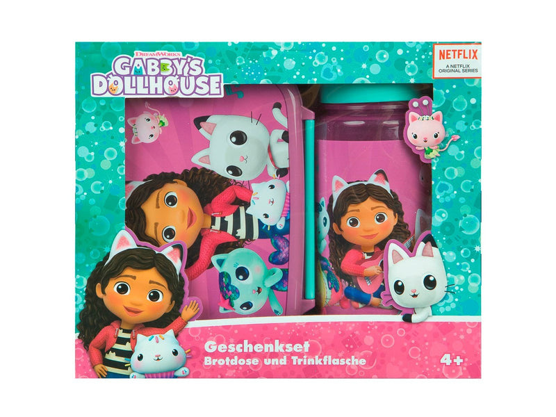 Gabby's Dollhouse Lunch box & bottle set