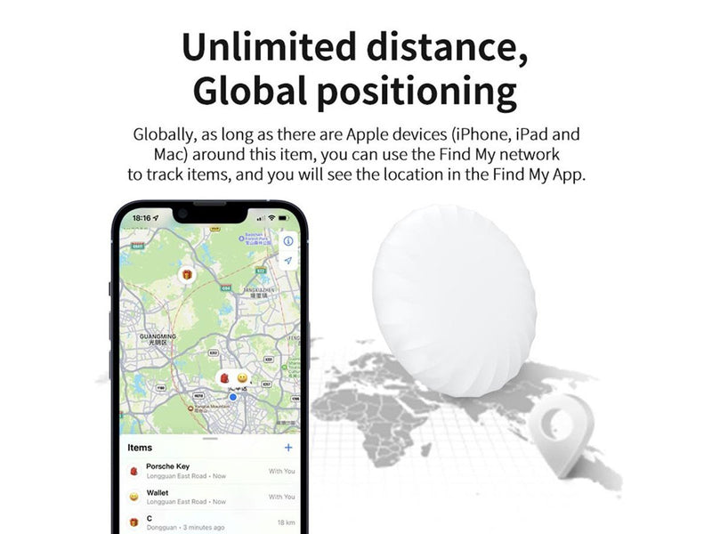 Lippa Smart-Finder for keys/things/pets - Apple Find My - 2 pcs