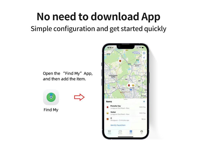 Lippa Smart-Finder for keys/things/pets - Apple Find My - 4 pcs