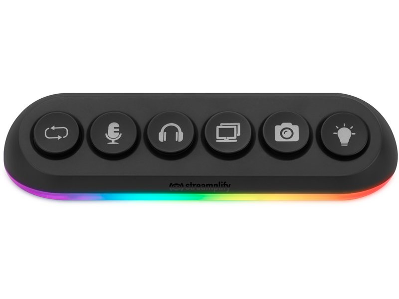 Streamplify HUB DECK 5 Slot RGB 12V USB-Hubs - USB 3.0 - 5 - Schwarz