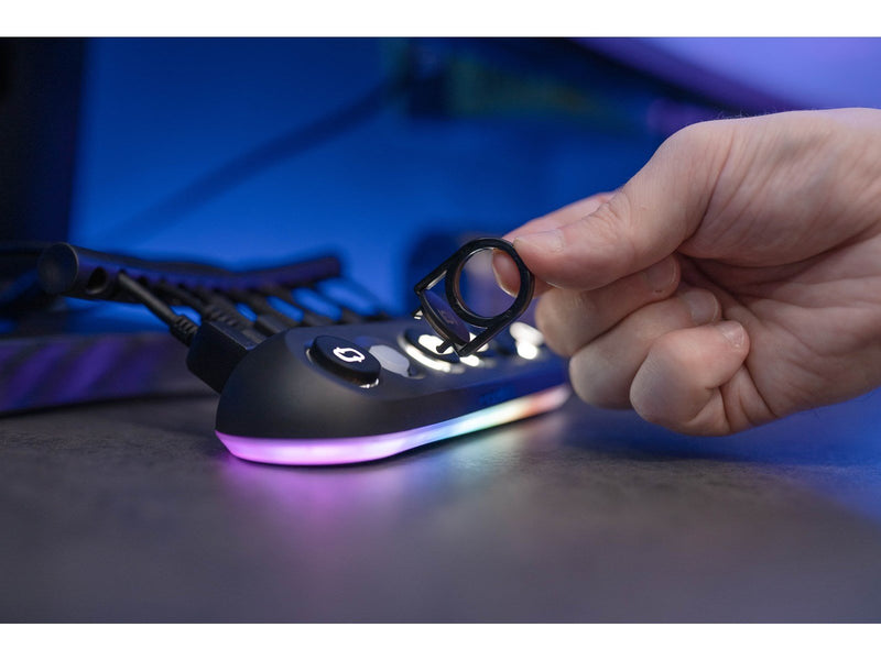 Streamplify HUB DECK 5 Slot RGB 12V USB-Hubs - USB 3.0 - 5 - Schwarz